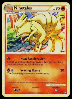 Pokemon Card - Ninetales Unleashed 20/95 Non-Holo - Image 1