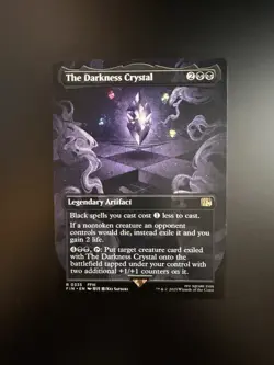 MTG Final Fantasy English The Darkness Crystal Borderless 0335 Non-Foil - Image 1
