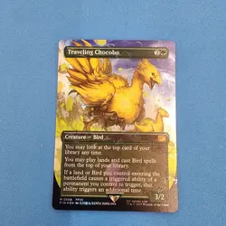Traveling Chocobo (Borderless) (Chocobo Track Foil) - FINAL FANTASY - Image 1