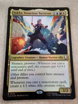 Sokka, Tenacious Tactician - #242 Foil - Avatar: The Last Airbender - Mtg - Image 1