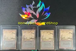 MTG Limited Edition Alpha 1993 Swamp (B) x 4 M/NM Playset LEA Common 93/94 - Image 1