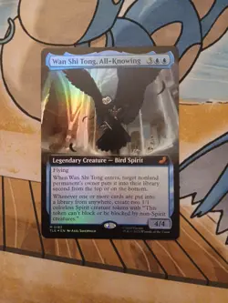 Wan Shi Tong, All-Knowing Extended Art Foil Mythic MTG Avatar The Last Airbender - Image 1