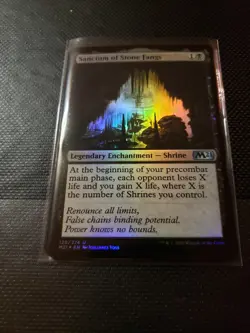 MTG CORE SET 2021 SANCTUM OF STONE FANGS FOIL PLAYSET X4 - Image 1