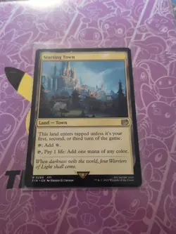Starting Town - MtG Final Fantasy Rare Land 289 Non-Foil - Pack Fresh NM - Mint - Image 1