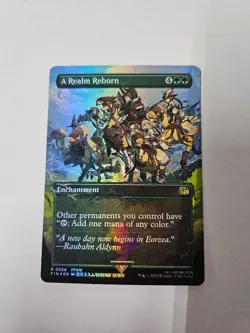 A Realm Reborn Borderless Chocobo Track FOIL MTG Final Fantasy - Image 1