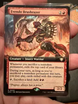 Evendo Brushrazer (Extended Art) Commander: Edge of Eternities Non-Foil 30 - Image 1