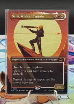 MTG Sami, Wildcat Captain - Borderless, NM-Mint, English Edge of Eternities 0301 - Image 1