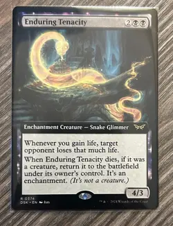 Enduring Tenacity 0095 Reg Duskmourn: House of Horror DSK MTG NM - Image 1