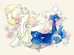 Pokemon anime nonkumakawayusu pok mon popplio primarina Pad Gaming Mat Desk - Image 1