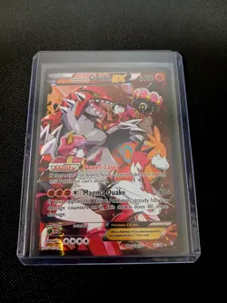 Pokemon TCG Team Magma's Groudon EX 15/34 Full Art Double Crisis Holo Card - Image 2