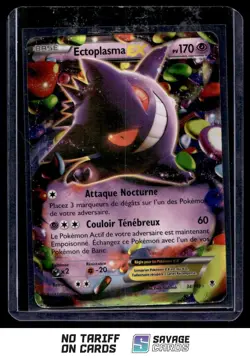 2014 Pokemon Phantom Forces (French) Ectoplasma ex #34/119 - Image 1
