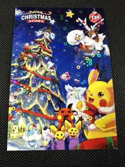 Pokemon 2024 Peru DKV Collectoons Christmas Set #139 Pikachu Pichu Stantler - Image 1