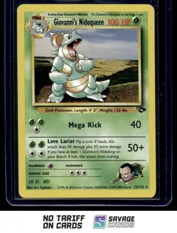 2000 Pokemon Gym - Challenge Giovanni’s Nidoqueen #23/132 - Image 1
