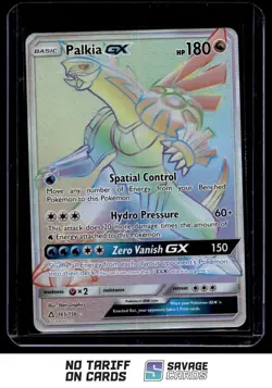 2018 Pokemon Sun & Moon - Ultra Prism Palkia-GX #165/156 - Image 1