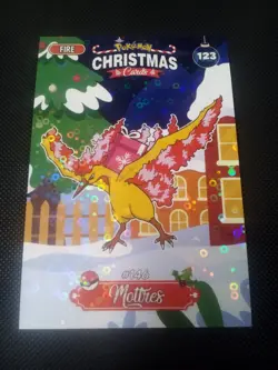 Pokemon 2024 Peru DKV Collectoons Christmas Set #123 Moltres Holo US Seller - Image 1