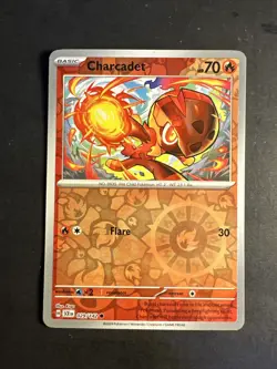 2024 Pokemon S&V Stellar Crown Charcadet 29 /142 Reverse Holographic Holo Foil - Image 1