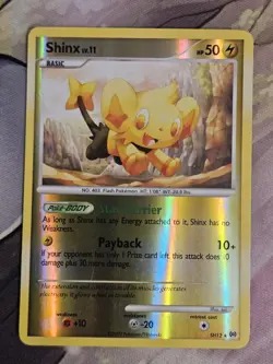 Shiny Shinx Reverse Holo SH12 Platinum Arceus Tcg Pokemon TCG Card LP - Image 1