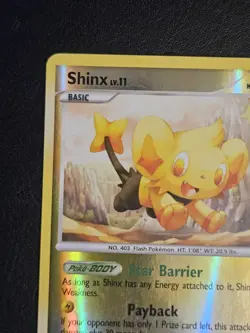 Shiny Shinx Reverse Holo SH12 Platinum Arceus Tcg Pokemon TCG Card LP - Image 3