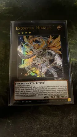 Yugioh - Exosister Mikailis GRCR-EN017 1st Edition Ultra Rare NM - Image 1