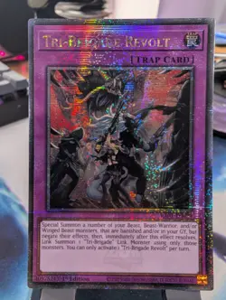 YuGiOh! Tri-Brigade Revolt RA01-EN079 Quarter Century Rare 1st Ed - Image 1