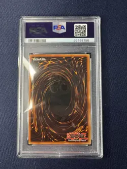 2002 Yu-Gi-Oh! Pharaoh's Servant Jinzo Reverse Foil Error PSA 10 - Image 2