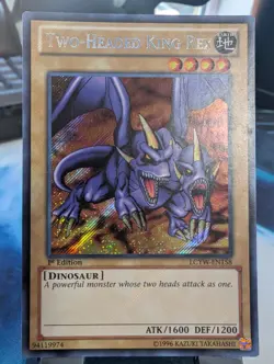 YuGiOh! Two-Headed King Rex LCYW-EN158 Secret Rare - Image 1