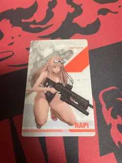 Nikke Goddess of Victory Gun Girl Metal Card Collection Vol.2 Summer Rapi - Image 1