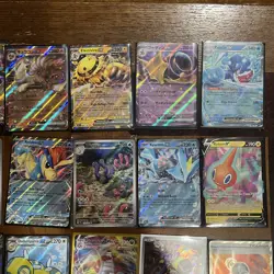 Pokemon Card Lot Of 30 TCG Ultra Rares EX,V,ar ,SR,etc. Sleeved W Mini Tin Nm - Image 3