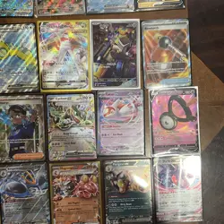 Pokemon Card Lot Of 30 TCG Ultra Rares EX,V,ar ,SR,etc. Sleeved W Mini Tin Nm - Image 4