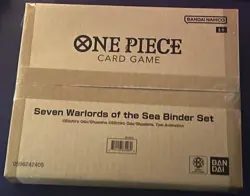 Sealed One Piece Card Game Seven Warlords Of The Sea Binder English Set - Image 1