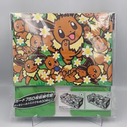 Sealed Eevee Collection Long Card Deck Box Japanese Pokemon Center US Seller - Image 2