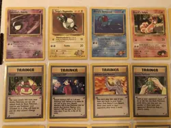 Lot of 15 Gym Heroes Set Pokemon Cards plus 2 Energy Cards - Image 2
