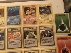 Lot of 15 Gym Heroes Set Pokemon Cards plus 2 Energy Cards - Image 3