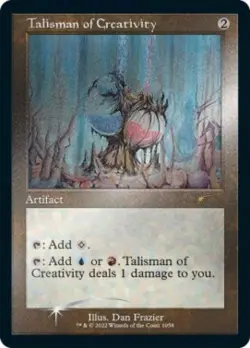 Talisman of Creativity (Retro Frame) (Foil Etched) -Foil Near Mint MTG - Image 1