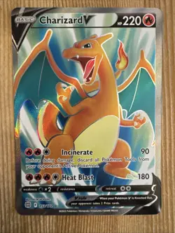 Charizard V 153/172 Pokemon Brilliant Stars Sword Shield Full Art Card NM - Image 1