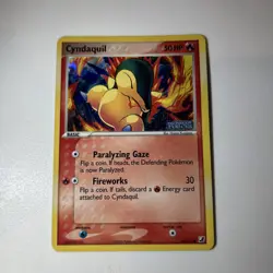 Cyndaquil EX Unseen Forces 54/115 - 2005 Nintendo - Pokemon Card - NM - Image 1