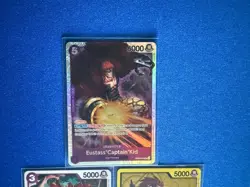 Eustass "Captain" Kidd One Piece TCG 3-card lot OP05 Super Rare+OP10 Leader++PWE - Image 3