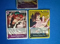 Eustass "Captain" Kidd One Piece TCG 3-card lot OP05 Super Rare+OP10 Leader++PWE - Image 4