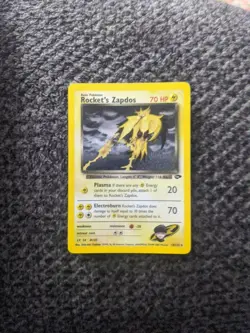 Pokemon Card - Rocket's Zapdos 15/132 Gym Challenge Rare Holo - Image 4