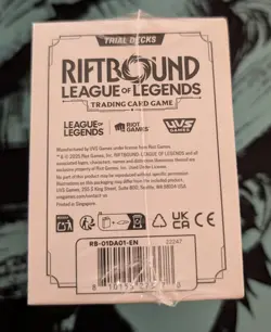 Riftbound League of Legends Trading Card Game Trial Deck Sealed Box - Image 2