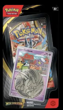 4 Blister Packs Mega Evolutions with collectible coin and promo card Pokemon TCG - Image 5