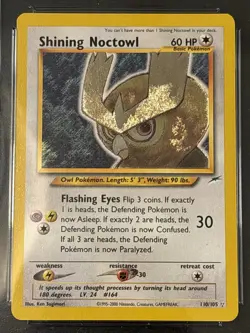 Shining Noctowl 2002 Neo Destiny 110/105 Holo Pokemon Card Wotc CGC 7 NEAR MINT - Image 2