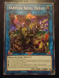 Yu-Gi-Oh! SECRET RARE HOLO CARD SARYUJA SKULL DREAD MP18-EN202 1ST NM - Image 1
