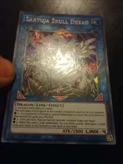 Yu-Gi-Oh! SECRET RARE HOLO CARD SARYUJA SKULL DREAD MP18-EN202 1ST NM - Image 2