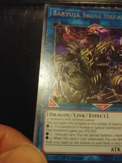 Yu-Gi-Oh! SECRET RARE HOLO CARD SARYUJA SKULL DREAD MP18-EN202 1ST NM - Image 3