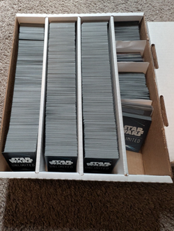 Star Wars Unlimited Cards - SOR Bulk Card Lot - English + BOX + FOILS-HYPERSPACE - Image 1