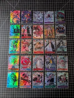 One Piece TCG Proxy 25 English One Piece Card Game Manga Rare Cards - Image 1