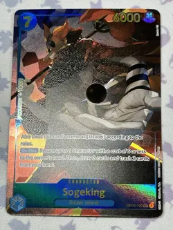 Sogeking OP03-122 SEC Alt Art Pillars of Strength One Piece TCG Card ENG - Image 1