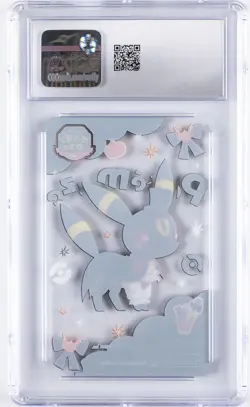 2020 POKEMON CENTER PROMOS POKE'CAFE REMIX-CLEAR CARD UMBREON CGC 7 - Image 2