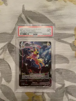 Jolteon VMAX SWSH184 Sword & Shield Promo Card PSA 9 - Image 1